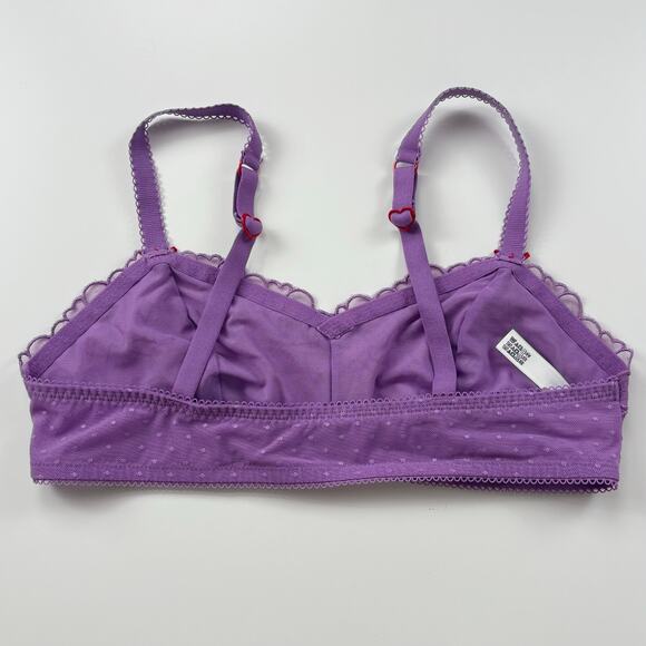 PINK Victoria’s Secret Bundle of 2 Wink Unlined Scoop Lace Bralettes Size Large - Picture 5 of 13